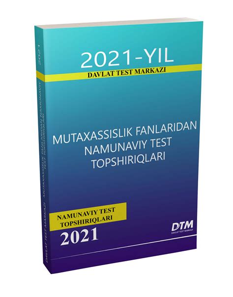 namunaviy testlar to'plami .
